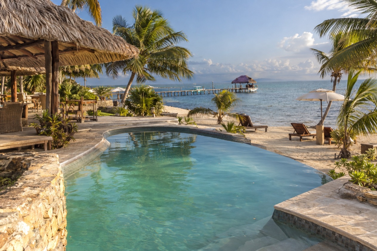 A beach resort