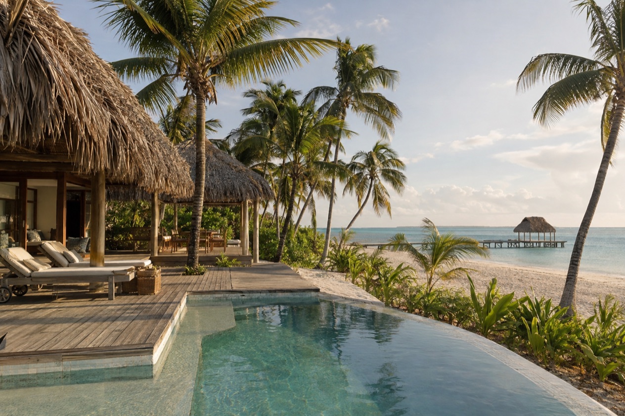 A beach resort