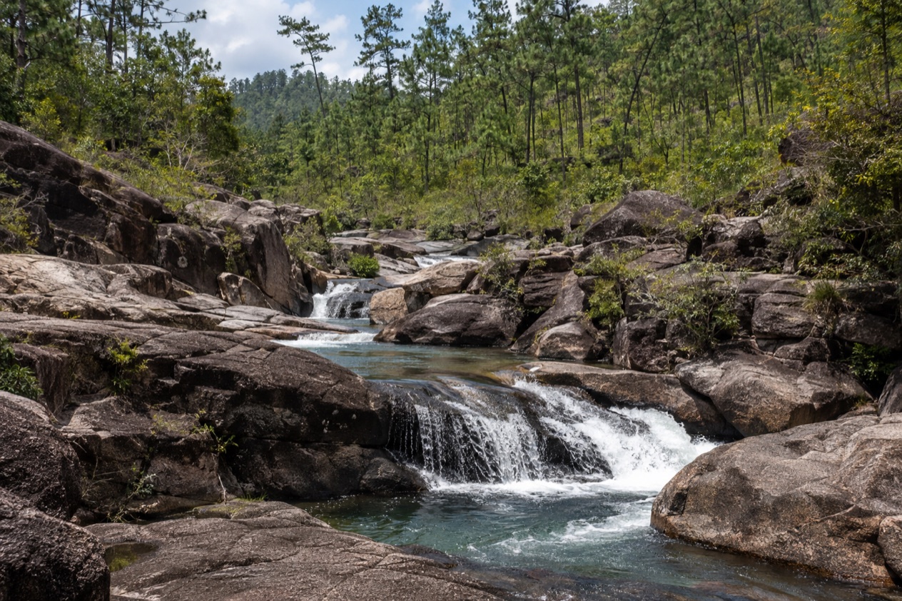 Pools on a river