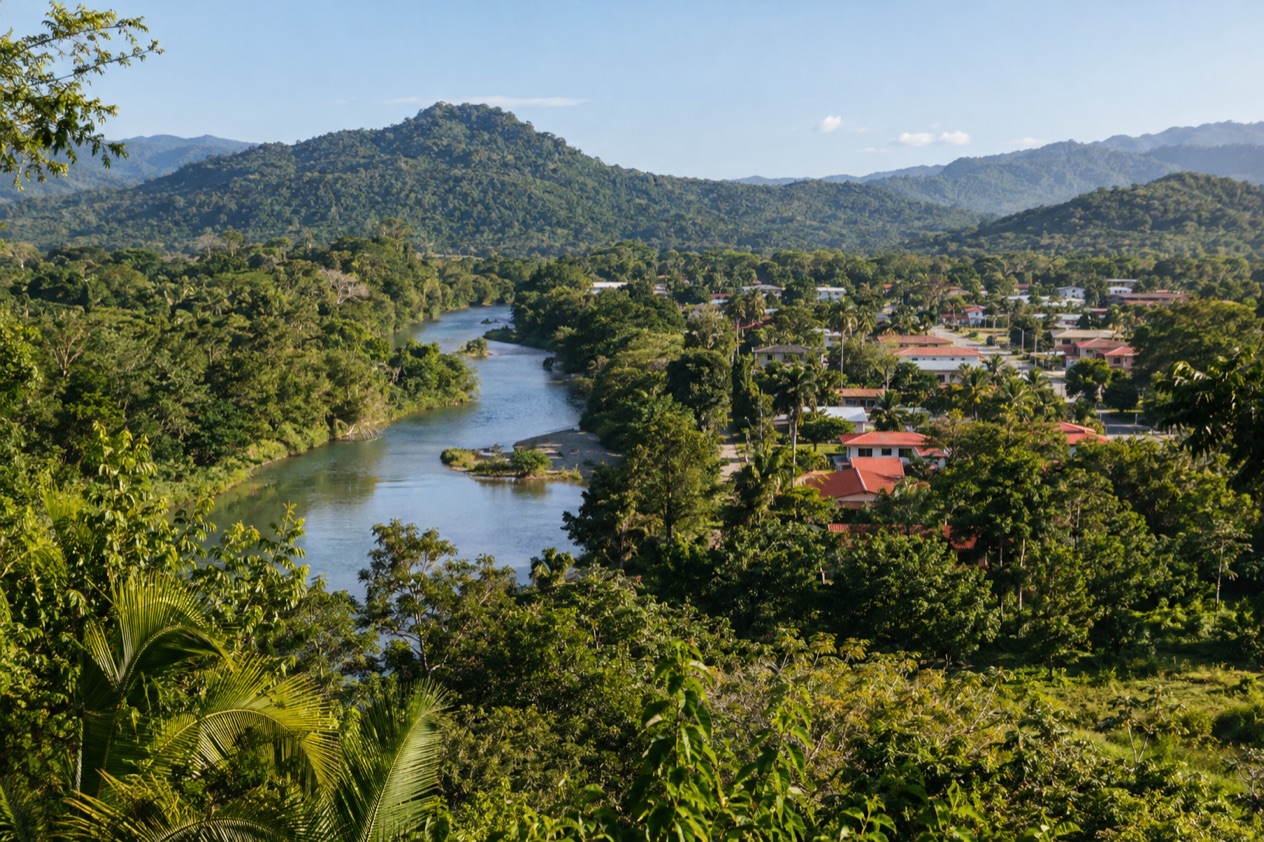 The hills around San Ignacio in the dry season