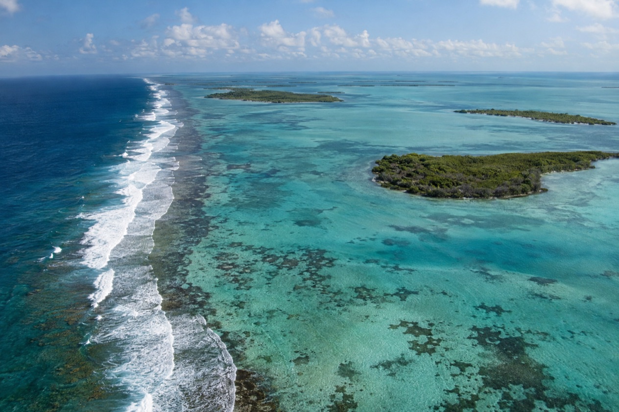 The barrier reef and cayes of Belize