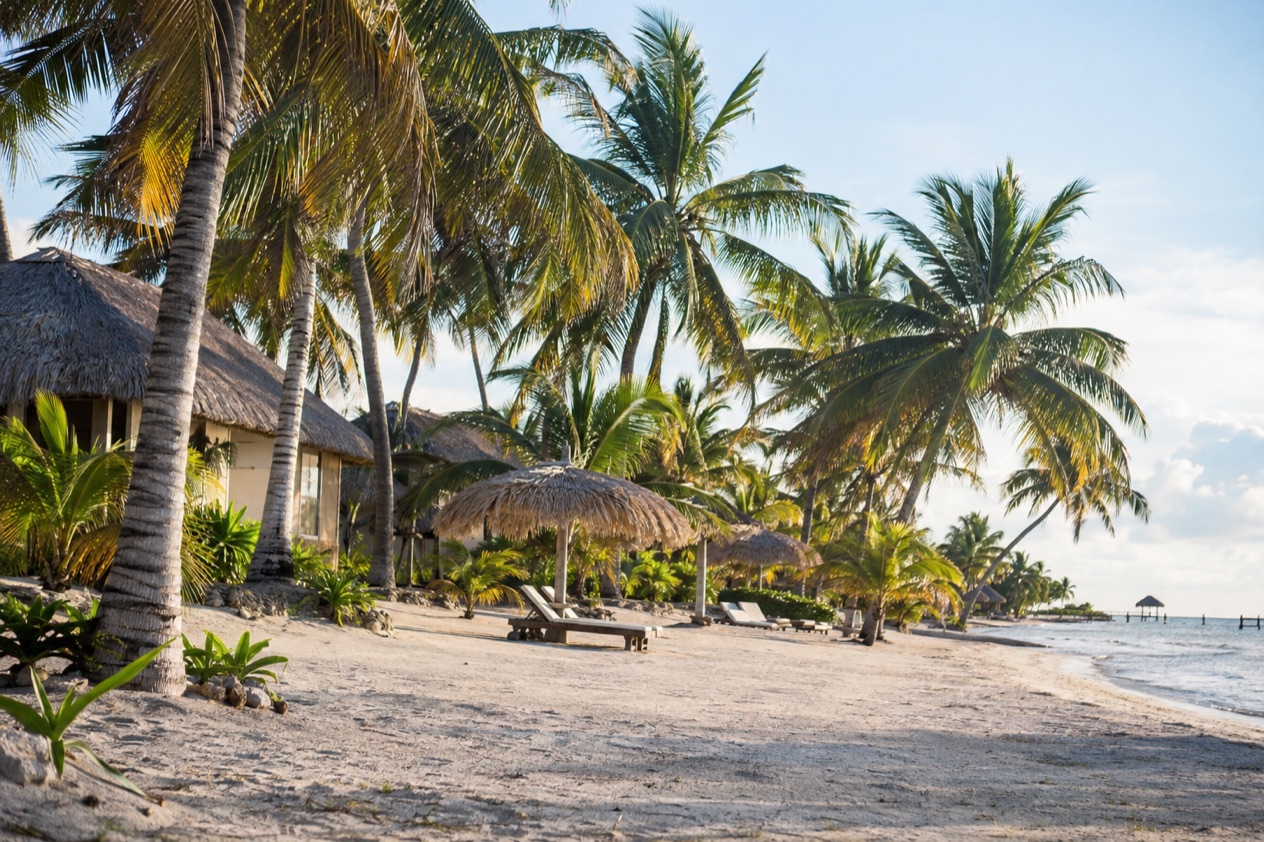 A beachfront stay