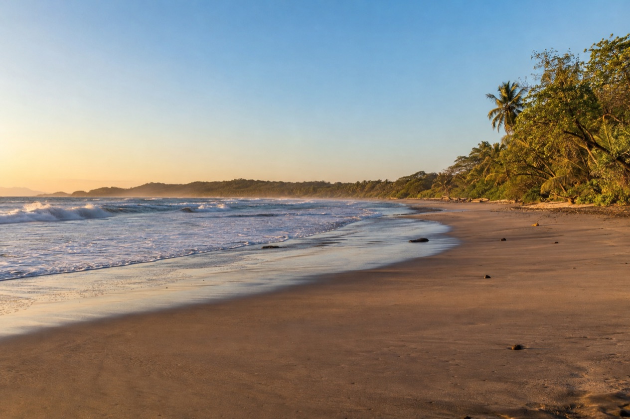 Playa Guiones at Nosara in the dry season