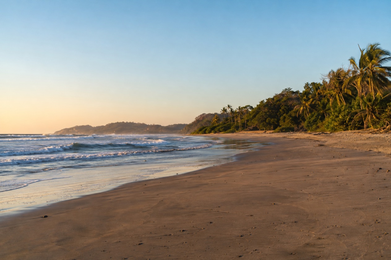 Playa Guiones at Nosara in the dry season