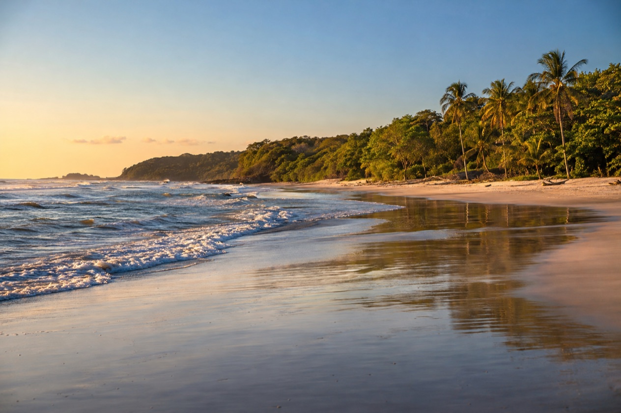 Playa Guiones at Nosara in the dry season