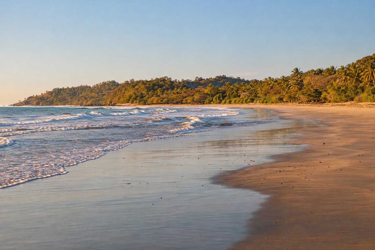Playa Guiones at Nosara in the dry season
