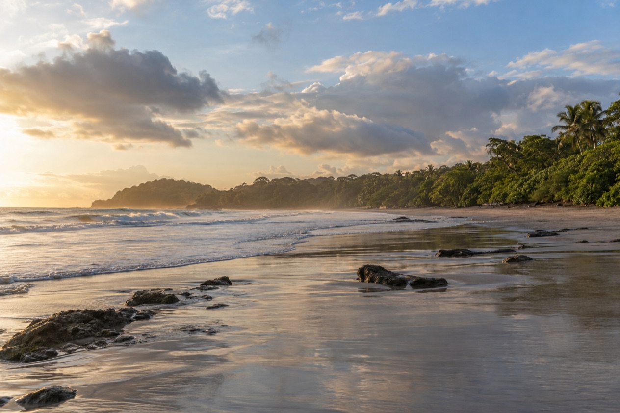 Playa Guiones at Nosara in the green season