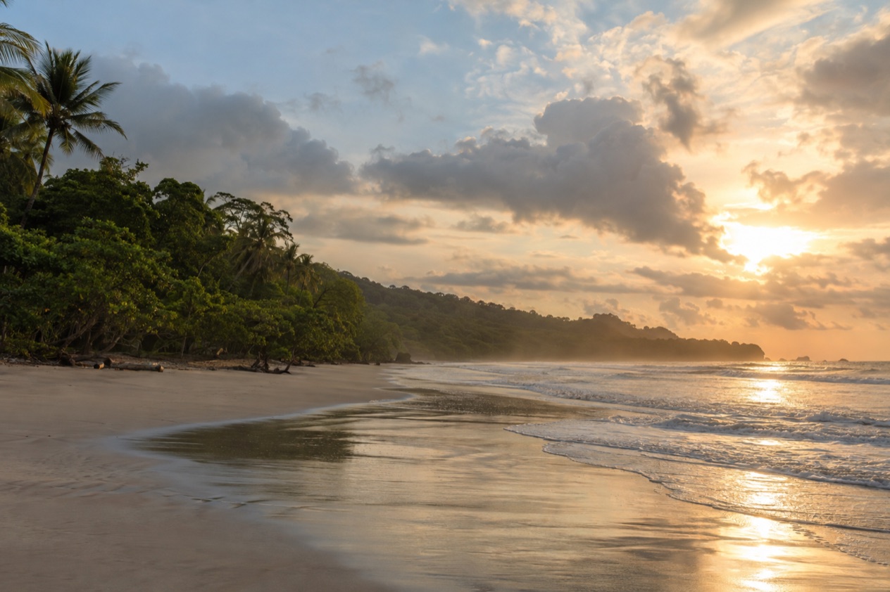 Playa Guiones at Nosara in the green season
