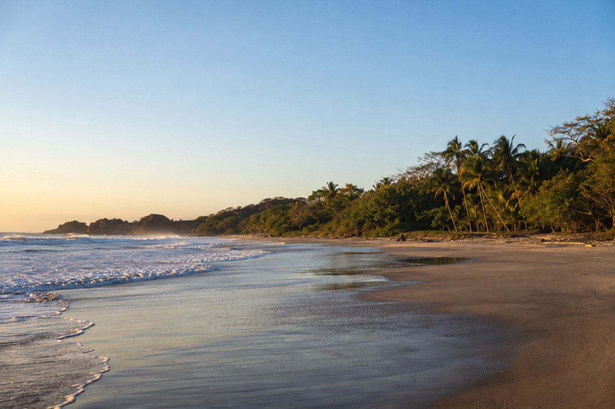 Playa Guiones at Nosara in the dry season