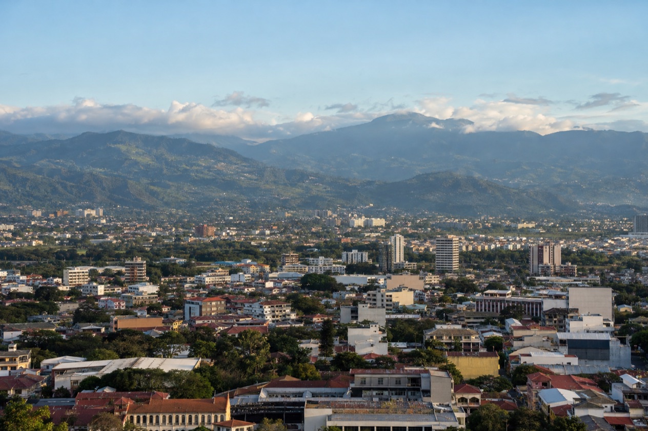 The Central Valley and the mountains around San Jose