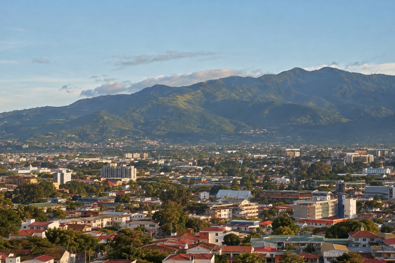 The Central Valley and the mountains around San Jose