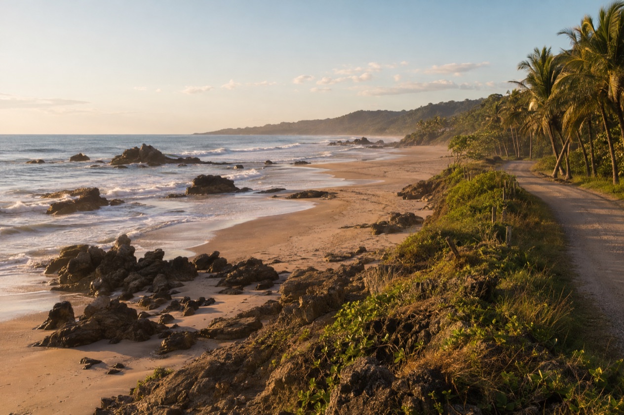 The beach at Santa Teresa