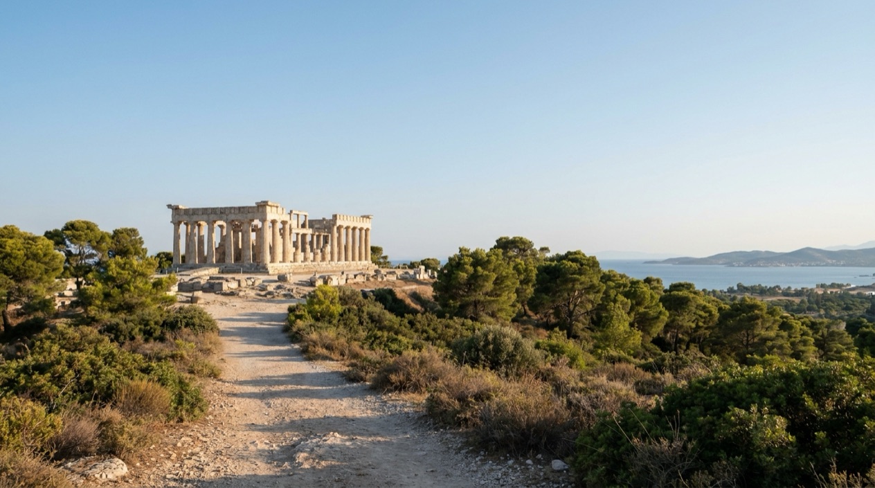The Temple of Aphaia on Aegina