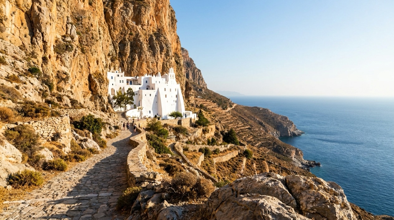 The Hozoviotissa Monastery on Amorgos