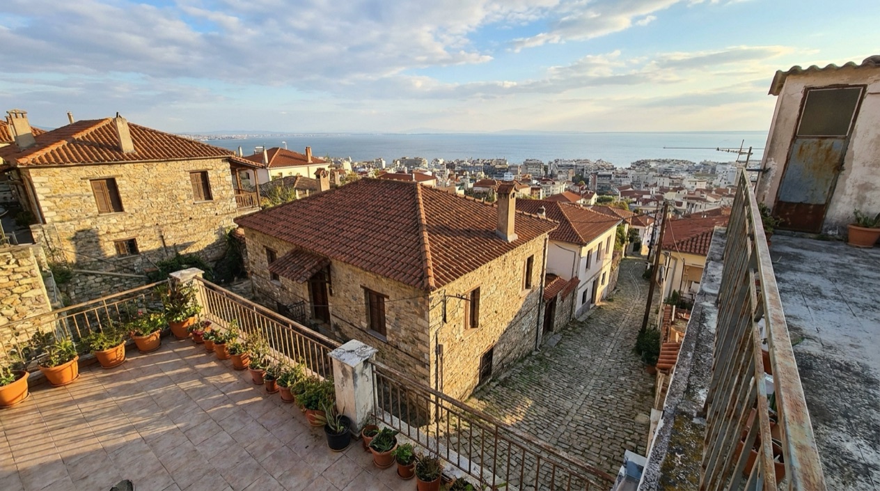 Ano Poli, the Upper Town of Thessaloniki
