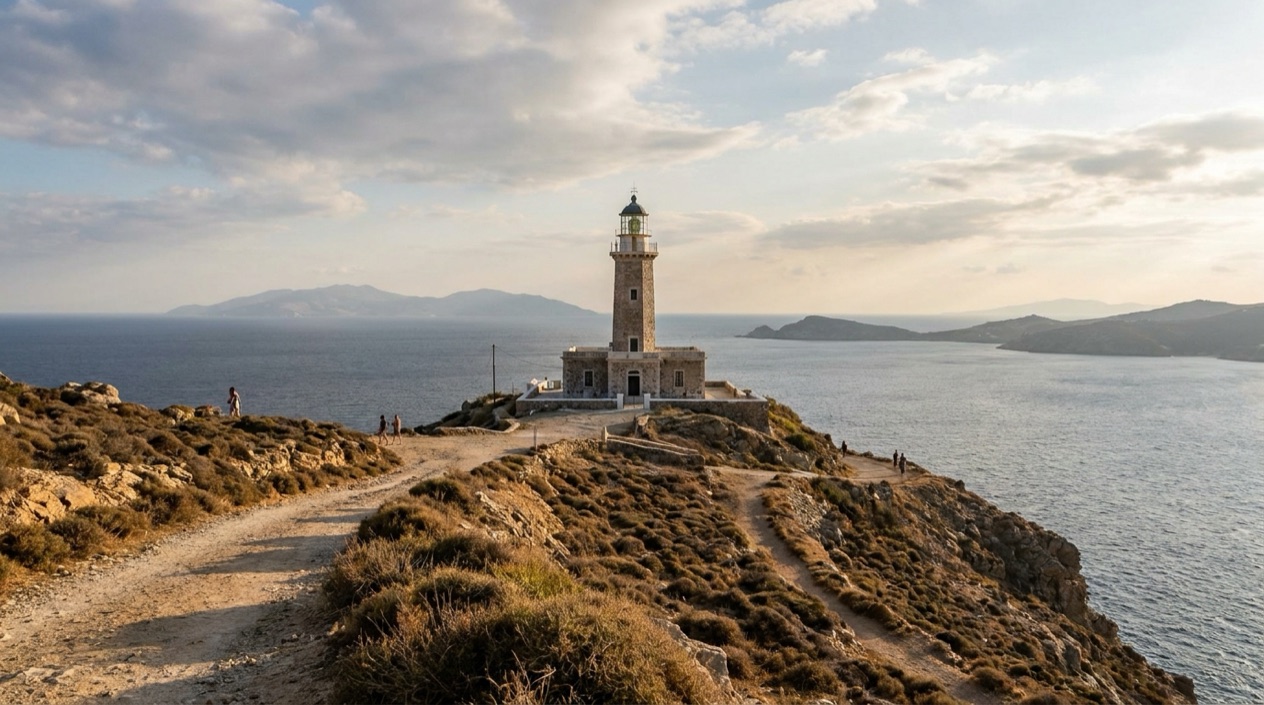 The Armenistis Lighthouse