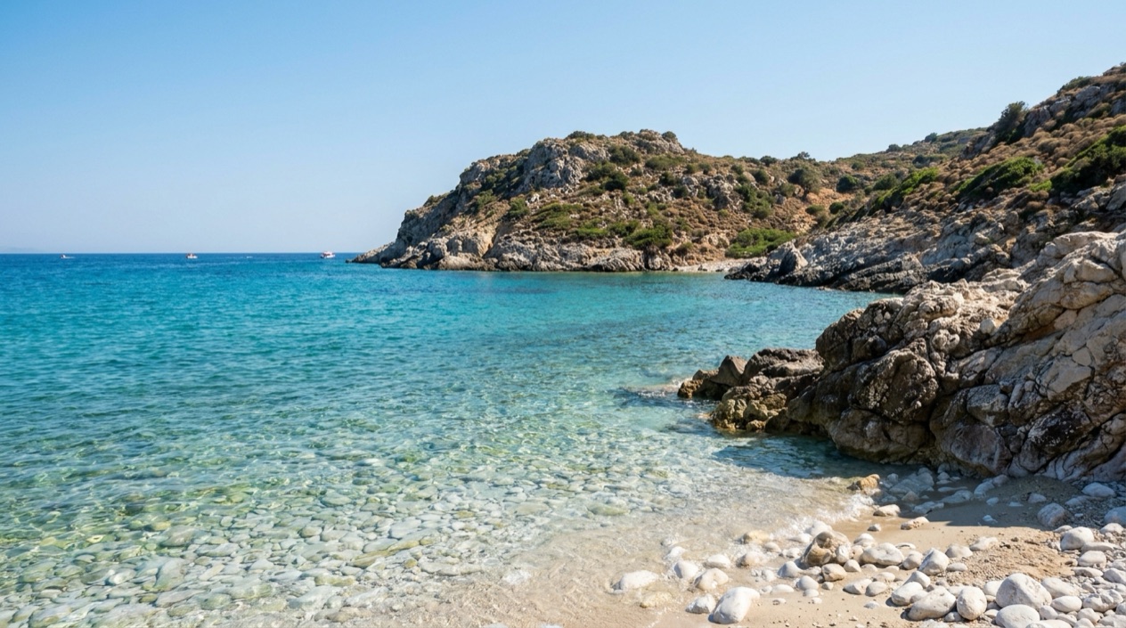 A beach in Greece