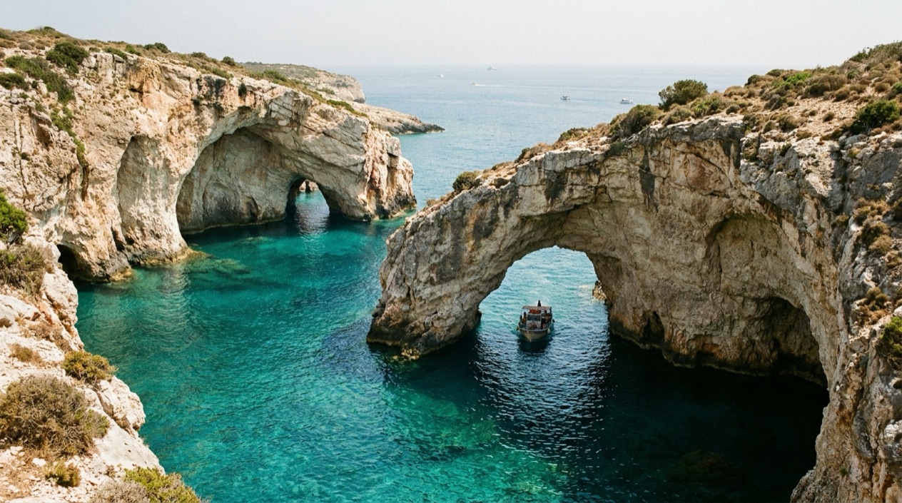 The Blue Caves of Zakynthos