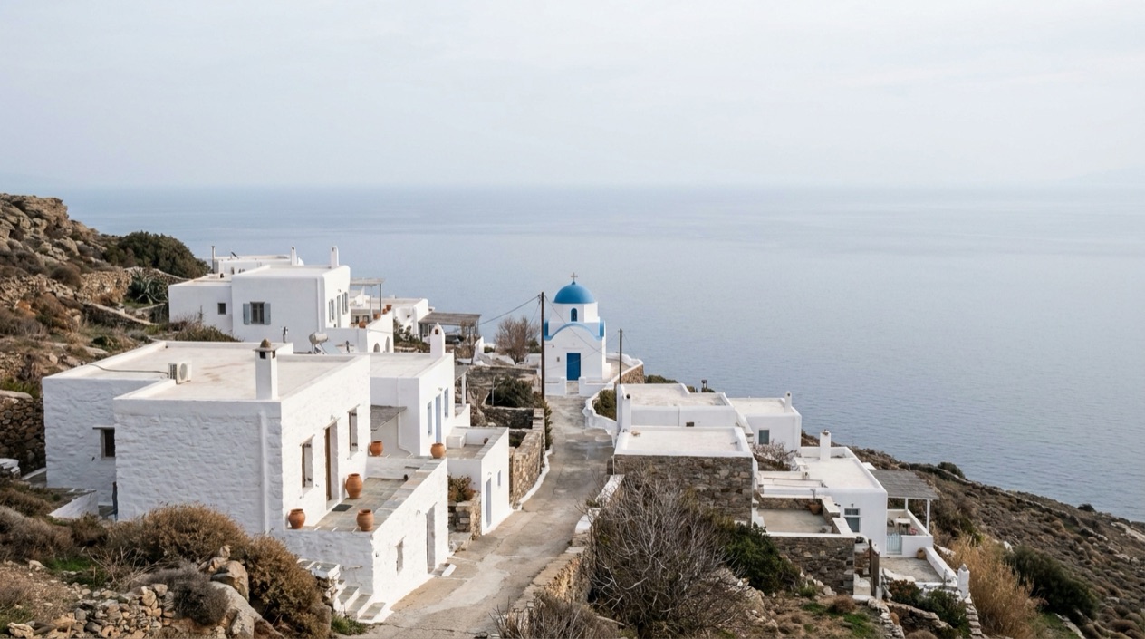 Greece in winter