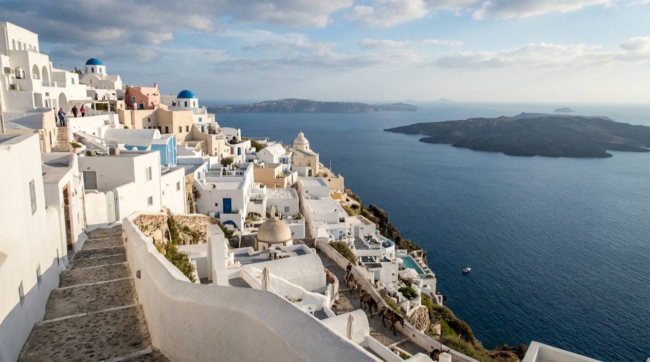 Fira, the Capital of Santorini