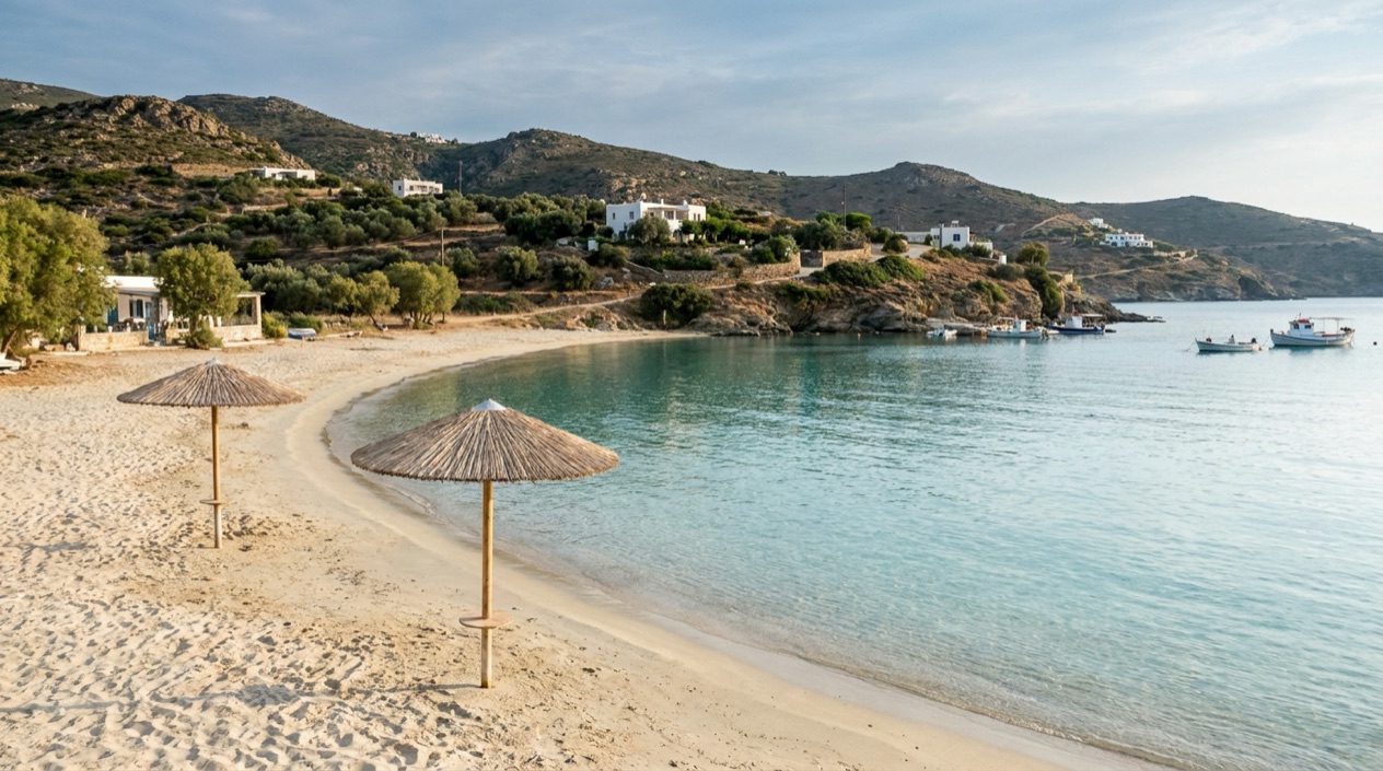 A family beach