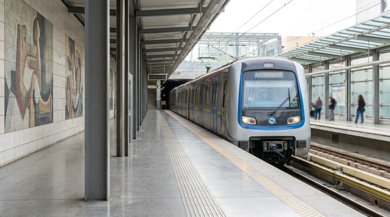 The Athens metro