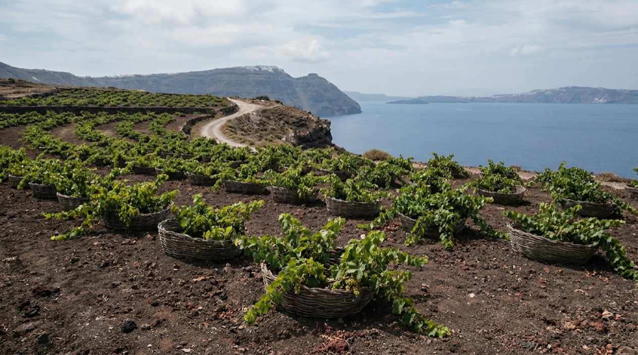 Vineyards in Greece