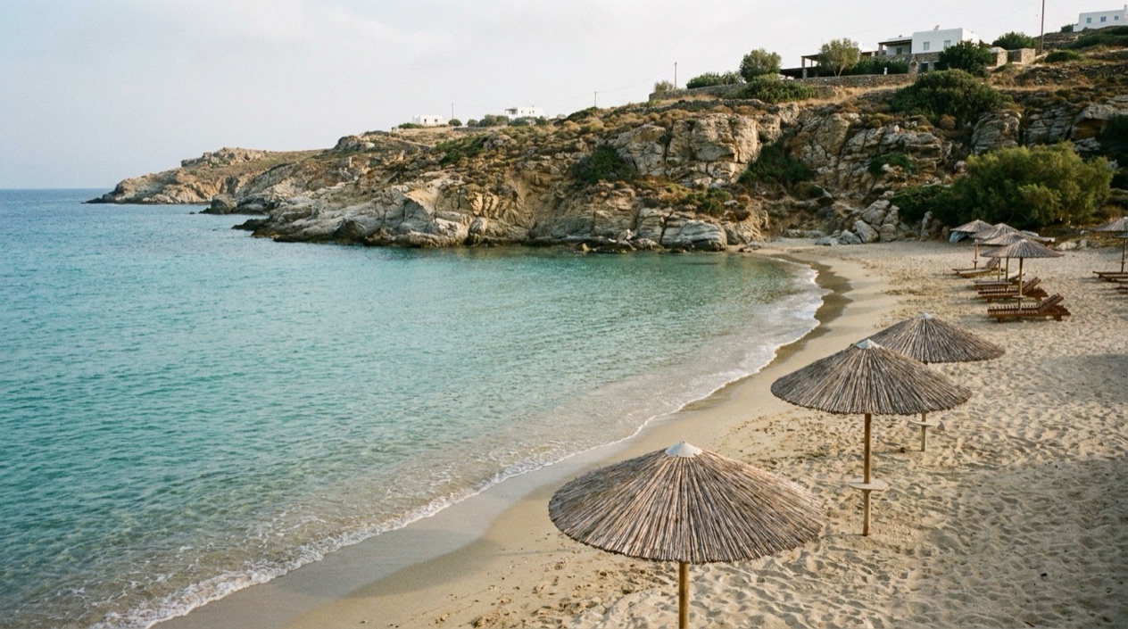A family beach