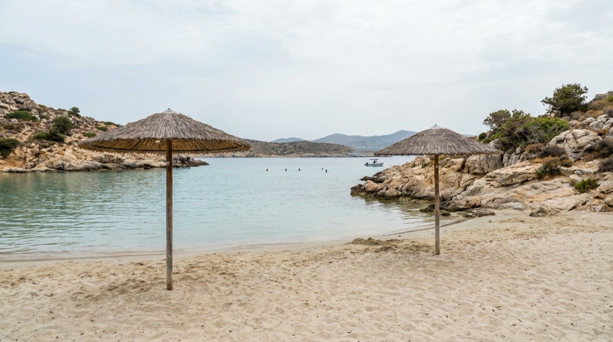 A family beach