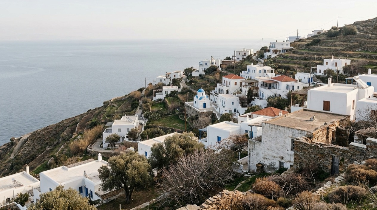 Greece in winter