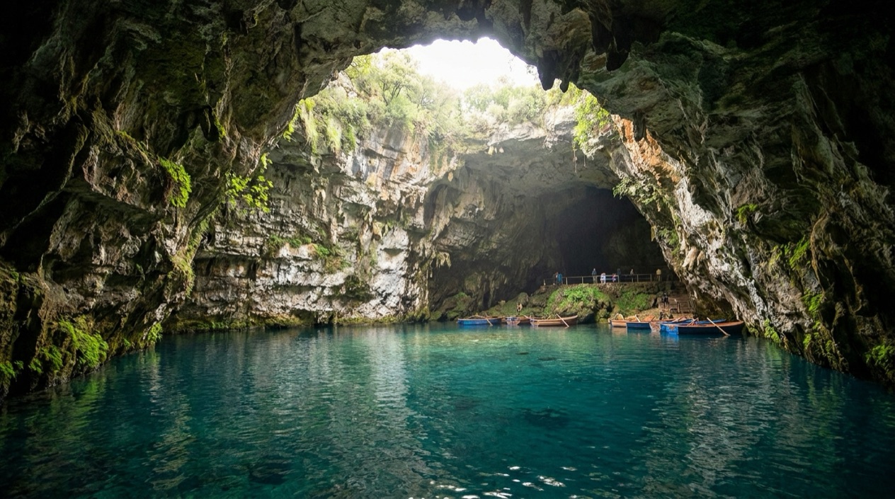Melissani Cave