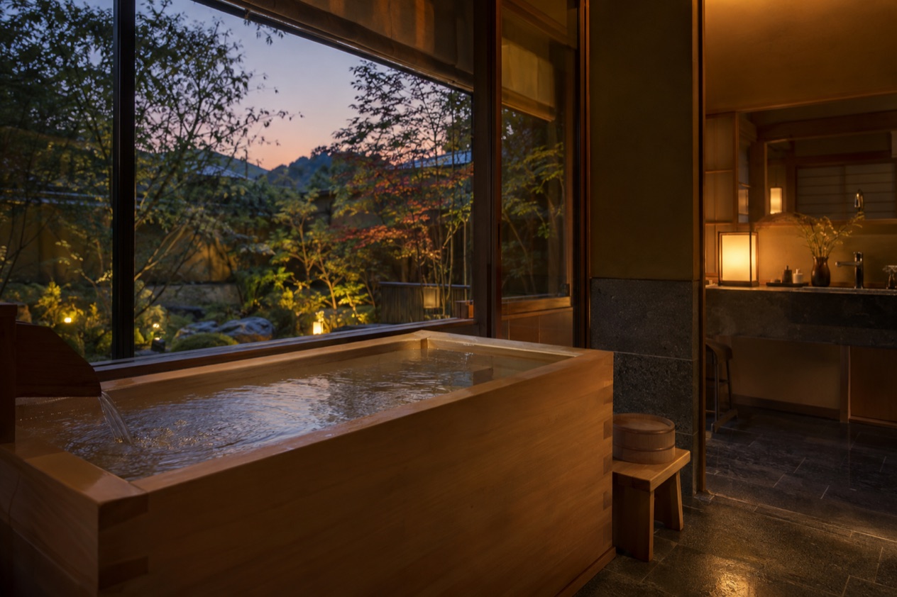 A luxury hotel room in Japan