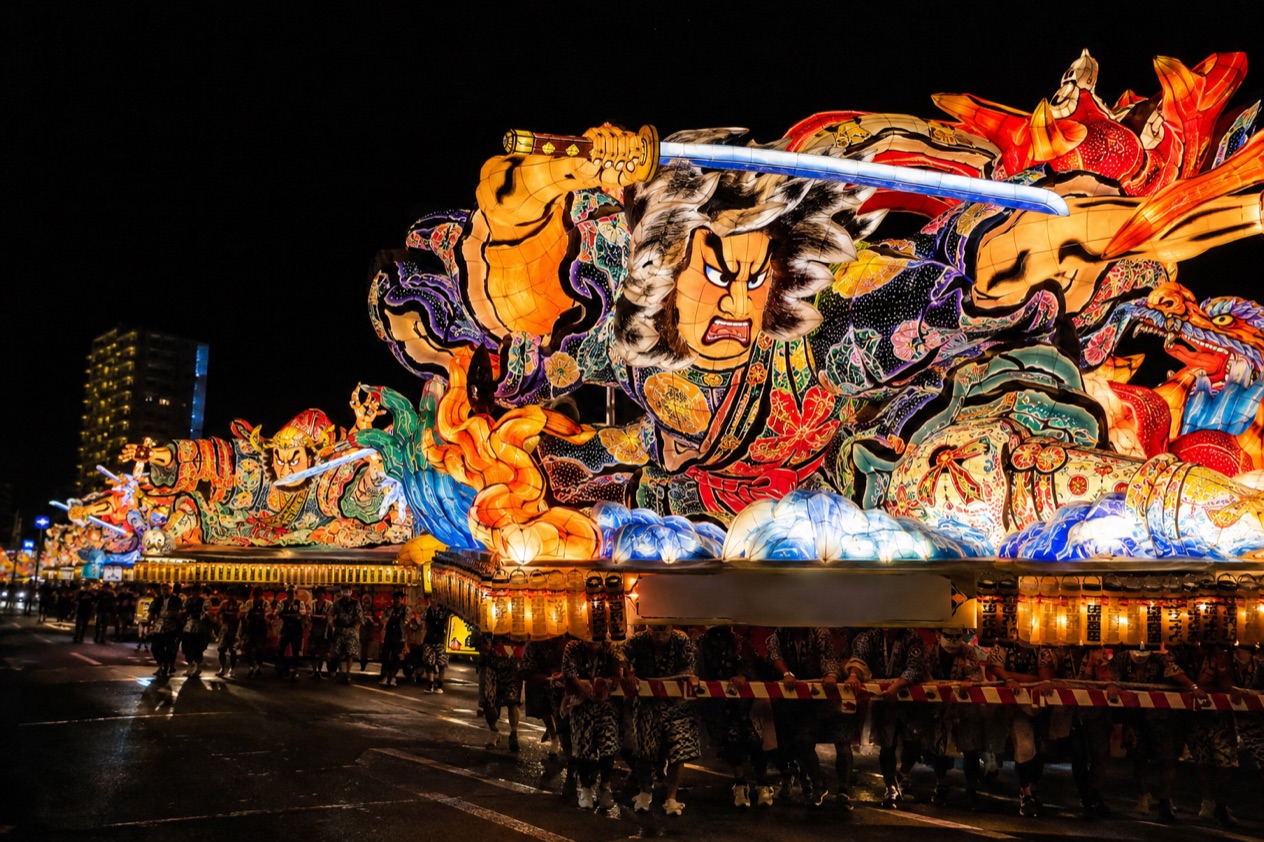 A float at the Aomori festival