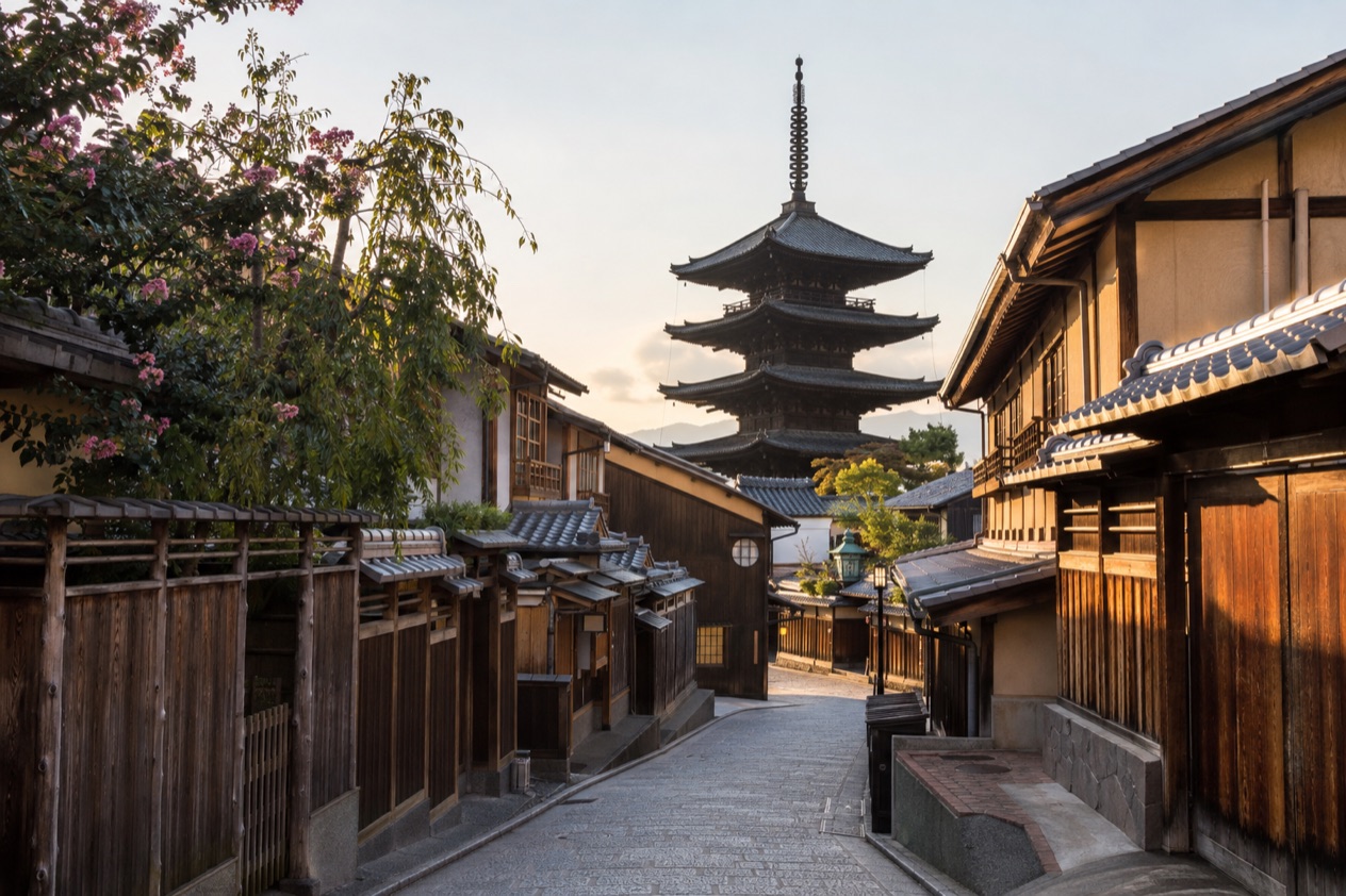 A street in Higashiyama, Kyoto