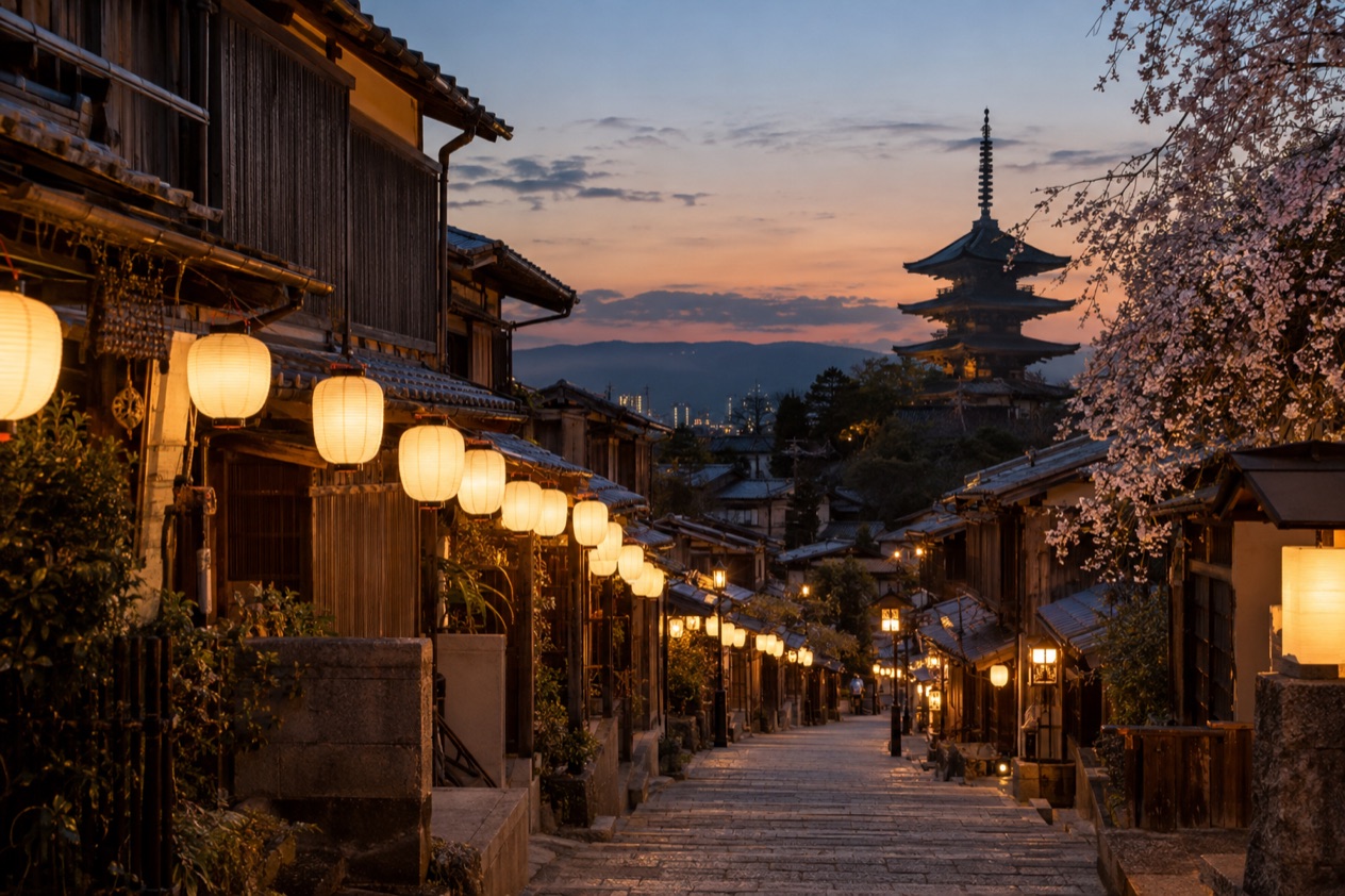 Lanterns at a Japanese festival