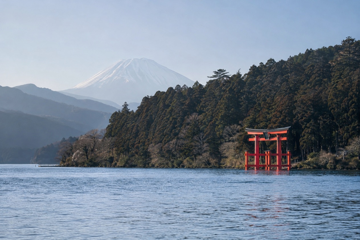 Lake Ashi in Hakone