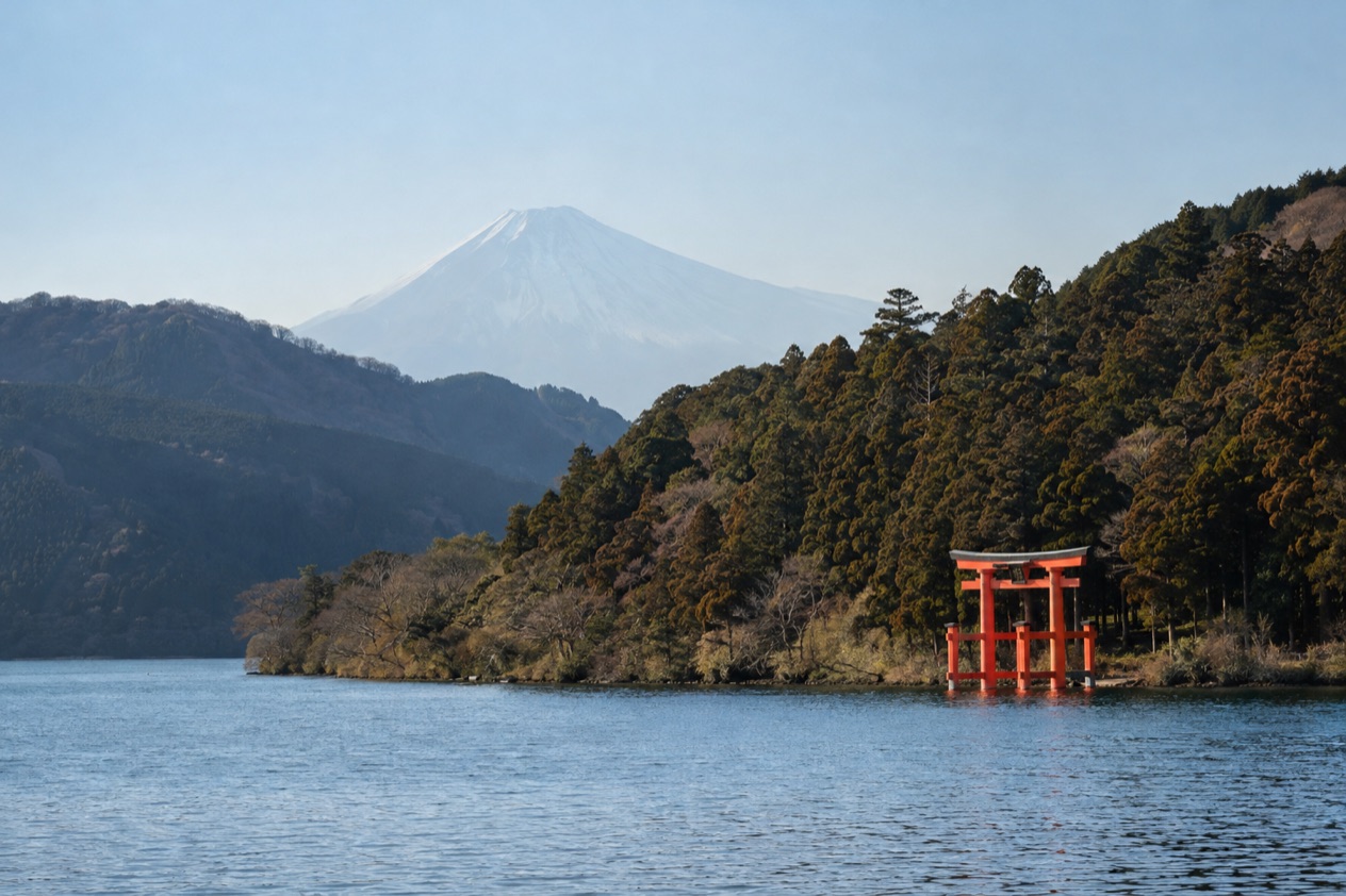 Lake Ashi in Hakone
