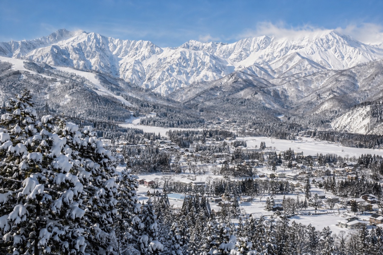 The Hakuba Valley in winter
