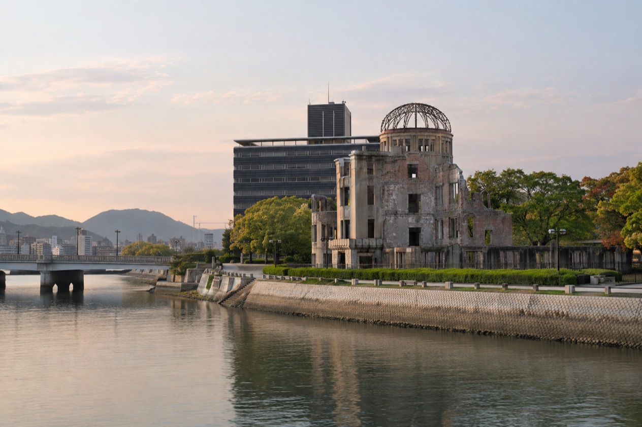 The Atomic Bomb Dome in Hiroshima