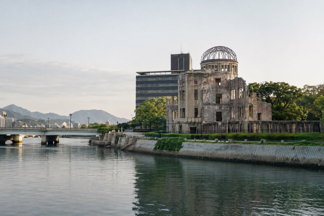 The Atomic Bomb Dome in Hiroshima