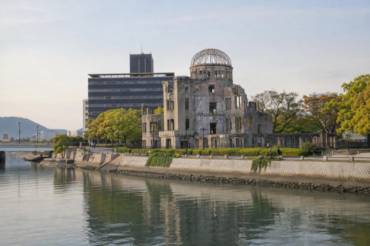 The Atomic Bomb Dome in Hiroshima