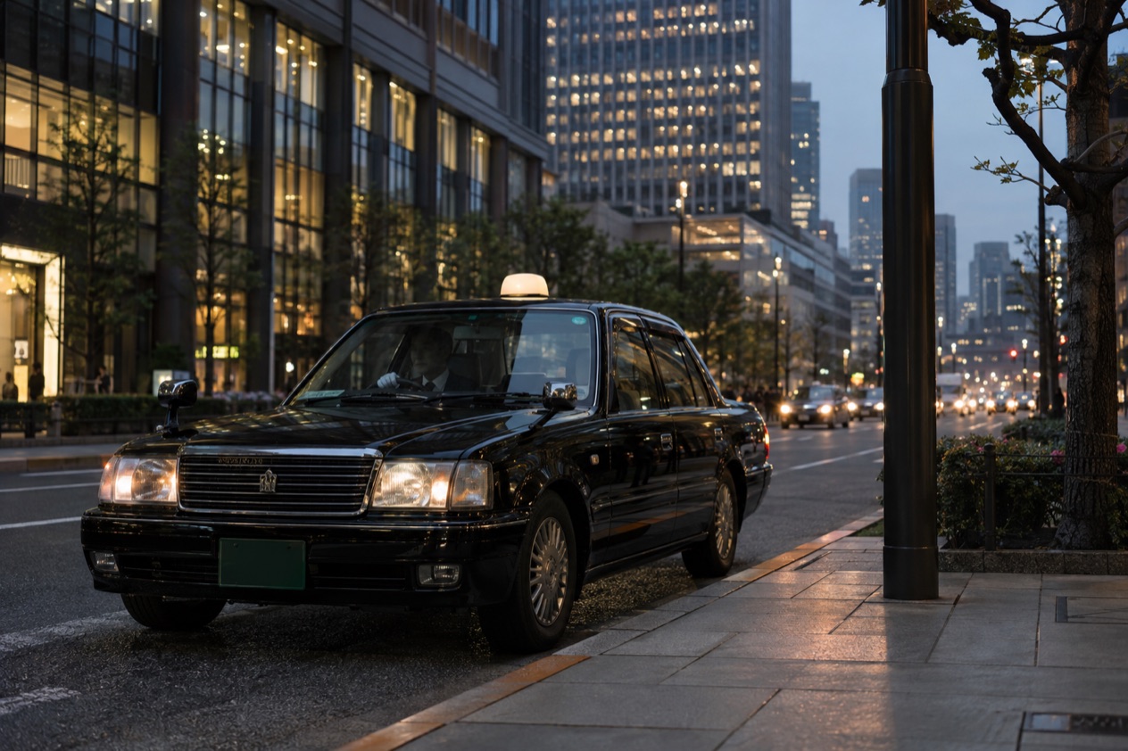 A taxi in Tokyo