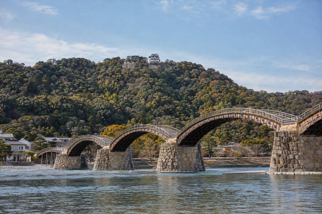 The Kintai Bridge in Iwakuni