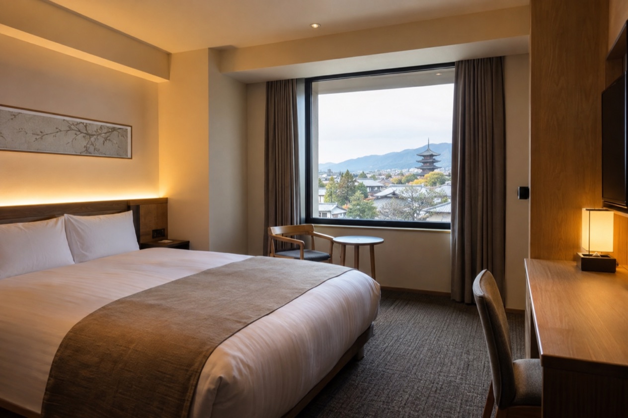 A hotel room in Japan