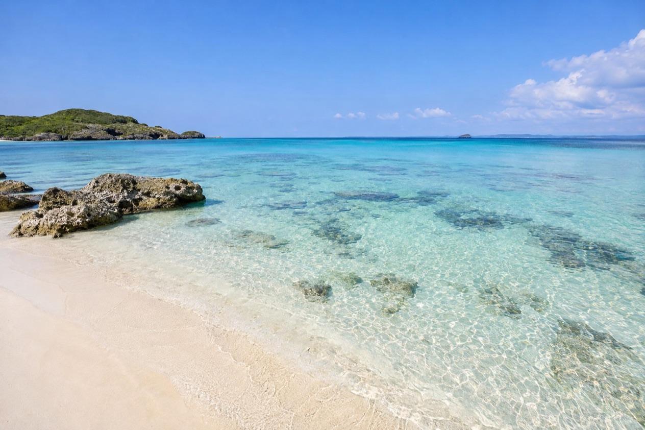 A lagoon in Okinawa