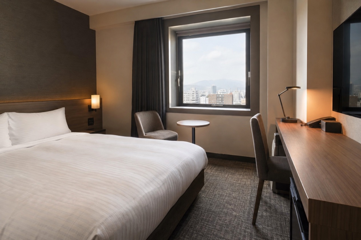 A hotel room in Japan