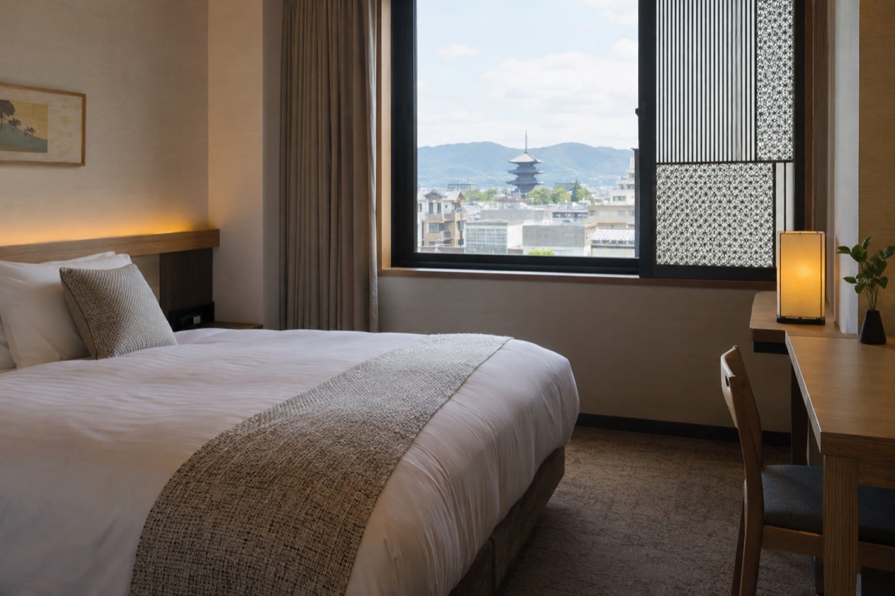 A hotel room in Japan