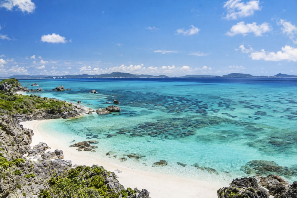 A lagoon in Okinawa