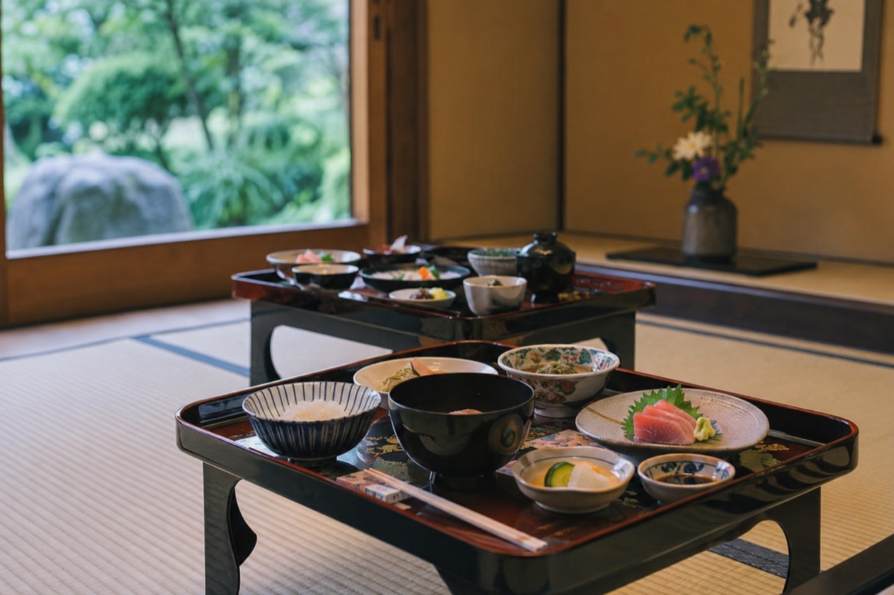 A kaiseki meal