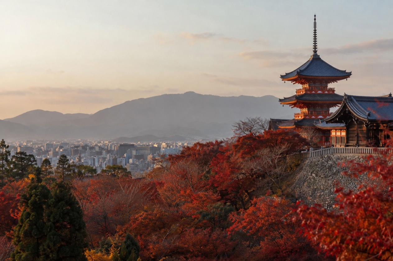 A pagoda in the Kansai region